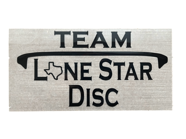 Lone Star Disc Vinyl Iron-On