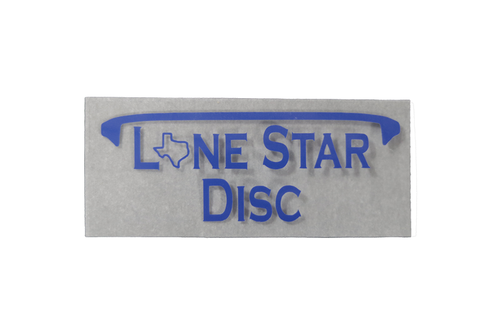 Lone Star Disc Vinyl Iron-On