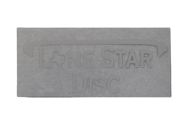 Lone Star Disc Vinyl Iron-On