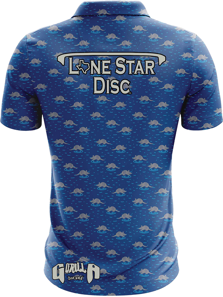 Lone Star Disc Armadillo Athletic Polo