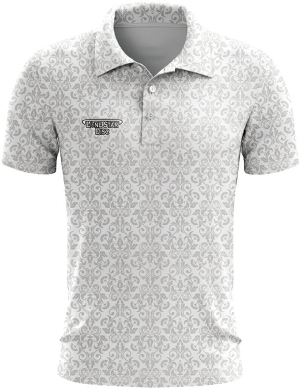 Lone Star Disc Paisley Athletic Polo